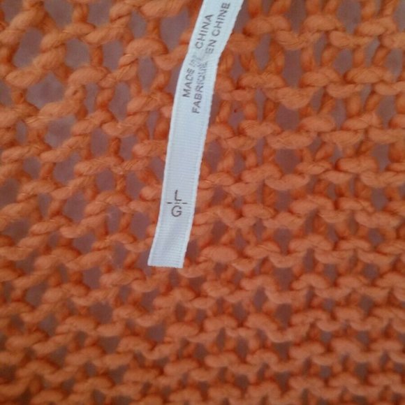 Free People Sunday Shore Cotton Blend Sweater Sz M - Picture 10 of 12